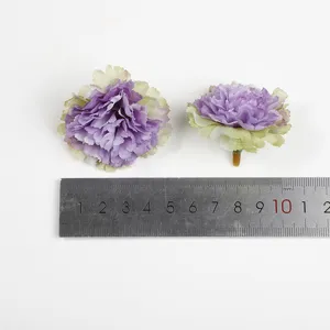 Künstliche Nelken Blumen Köpfe Seide DIY Hochzeit Kranz Blumen Dekor Zubehör Großhandel