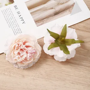 Künstliche Pfingstrosen Blütenköpfe für DIY Handwerk, Blumenarrangements und Heimdekoration.
