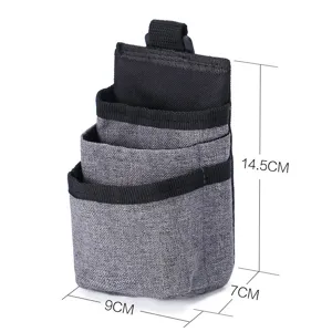 Car air vent storage bag multi-layer hanging pouch organizer for phone charger and keys