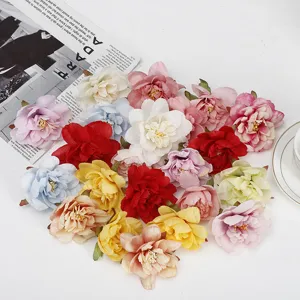 Kunstzijde Lotus Bloem Hoofden Nep Bloemen Voor DIY Ambachten Geschenkdoos Decoratie Huis Fotografie Rekwisieten