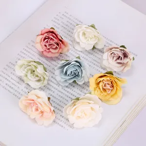 Kunstmatige Zijden Rozenbloemkoppen Nep Bloemen Voor Woonkamerdecoratie Thuis Huwelijksfeest Fotografie Rekwisieten
