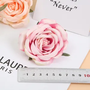 Kunstseide Rosenblüten Köpfe für DIY Hochzeit Blumenwand Dekoration und Fotografie Requisiten.