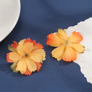 Artificial flower DIY multi-layer silk fake flower wedding decorative flower head craft
