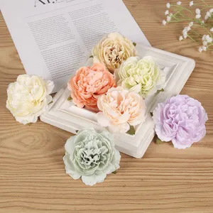 Künstliche Pfingstrosen Blütenköpfe für Hochzeit DIY Heimdekoration in verschiedenen Farben