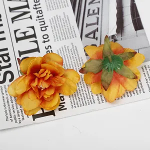 Kunstmatige zijden lotusbloemkoppen DIY handwerk geschenkdoos decoratie voor thuis