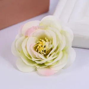Artificial rose flower head for home decor, wedding party and photography props.