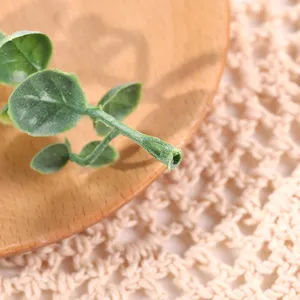 Hojas de plantas verdes artificiales decoracion imacion follaje para accesorios de fotografia
