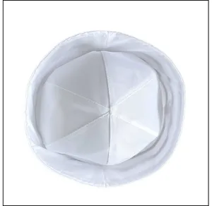 White sailor hat for Halloween party, cosplay costume accessory, premium fabric material.