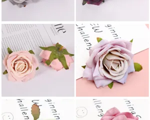 Künstliche Rosenblüten für Hochzeitsdekoration Heimdekoration Fotografie Requisiten