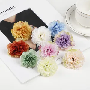 Künstliche mehrschichtige Seiden Nelken Blumen für DIY Hochzeit Kranz Haarschmuck