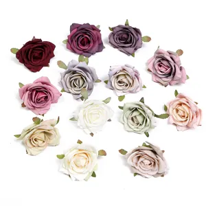 Kunstliche Rosenblüten Köpfe für Hochzeitsdekoration, Heimdekoration und Fotografie Requisite.
