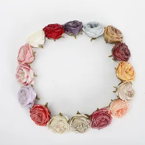 Artificial rose heads bulk for wedding decoration, DIY floral arrangements and wall decor.