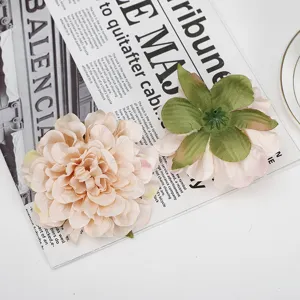 Artificial silk peony flower heads for DIY home decor wedding floral arrangement crafts.