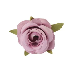 Künstliche Seidenrosenblüte für Heimdekoration und huwelijksdecoratie in duidelijke hoofdaanzicht.