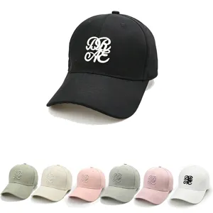 Original Design Cotton Embroidered Letter Baseball Cap Soft Top Curved Brim Sunshade Hat For Men Women Everyday Casual Travel Outdoor Sports