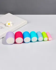 Nylon sponge hair rollers detail view, various size options with 6cm length for curls.