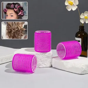 Bigoudis Magiques En Nylon Plastique Auto-Grippants Pour Frange Et Coiffure Outil De Soin Quotidien