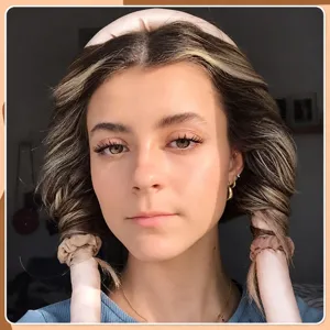 Arricciacapelli Senza Calore Fascia per Capelli in Schiuma di Satin Bacchetta per Ricci Onde Morbide Bigodini con Elastici Strumenti per lo Styling per Donne