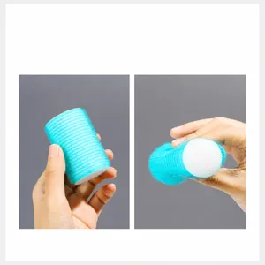 Nylon Sponge Hair Rollers Self Adhesive Hair Curlers Bangs Curling Hair Styling Tools Set For Women Daily Hair Care
