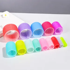 Αυτοκρατούμενα Roller Μαλλιών από Nylon Πλαστικά Μαγικά Εργαλεία Styling για Φραντζές και Περιποίηση Μαλλιών για Γυναίκες