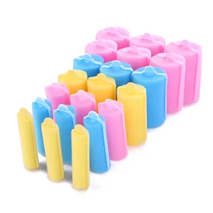 Heatless Hair Curlers Foam Sponge Soft Hair Rollers Wave Styling Tools DIY Hairdressing Curl Formers For Women