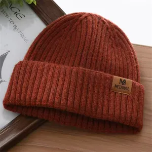 Cozy knit beanie for women men winter warm slouchy skull cap soft fleece lined winter thermal hat