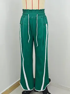 Casual losse trainingsbroek met trekkoord voor dames, comfortabele sportkleding.