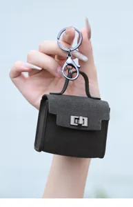 Mini Handtasche Schlüsselanhänger süße Münzbörse Taschenanhänger stylischer Autoschlüsselhalter