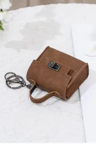 Mini Handtasche Schlüsselanhänger Kopfhörer Tasche Retro Münzbeutel süßer Taschenanhänger