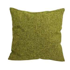 Modern minimalistisch groen linnen vierkante kussenhoes voor de woonkamer bank bed