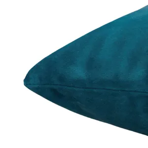 Housse de coussin en velours moderne minimaliste taie d'oreiller unie douce canape lit