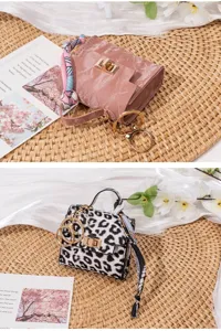Mini Handtasche Schlüsselanhänger Geldbörse süße Lippenstift Tasche Auto Schlüsselhalter Anhänger