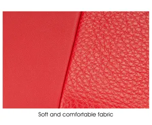 Rotes Leder Geldbörse Detail Textur weicher und bequemer Stoff hochwertige Qualität