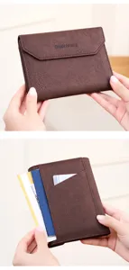 Portafoglio per passaporto triplo RFID organizer per documenti di viaggio con fessure