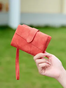 Damen Kurz Geldbörse Matt PU Leder Dreifach Gefaltet Patchwork Design Viele Kartenfächer Akkordeon Tasche Kleine Handtasche Clutch