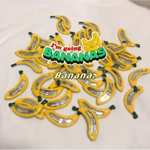 Süße Bananen Haarklammern für Damen, bunte Metall Haarspangen süße und stylische Accessoires.