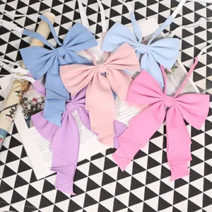 Large JK uniform bow tie shirt necktie solid color pre tied bow cute student fashion accessories