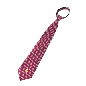 Heren Zakelijke Professionele Clip Das Rood Diagonaal GestREIPT Das Eenvoudige Rits Das Pak Shirt Accessoires