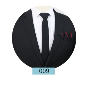 Mens suit pocket square handkerchief business formal accessories wedding groom set