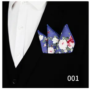 Pañuelo de bolsillo elegante para hombre con flores detalle de traje vista articulo