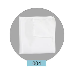 Pañuelo de bolsillo blanco liso para hombre accesorio de tela para traje detalle