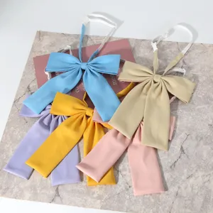 Japanese JK uniform bow tie set, cute multi-color school bowties with adjustable strap.