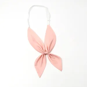 Ruban de col marin uniforme rose JK nœud de papillon goldfish avec sangle élastique réglable