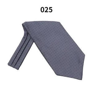 Herren Business Krawatte Jacquard Pünktchen Ascot Krawatte formeller Anzug Zubehör Mode Neu