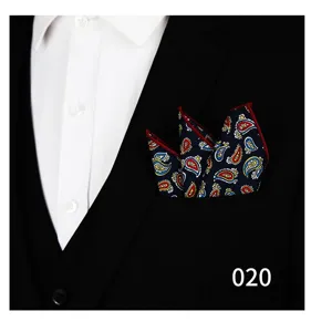 Pañuelo de bolsillo para traje de hombre cachemir para ropa formal de negocios