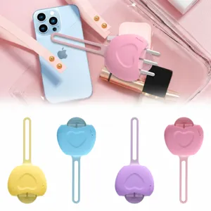 Mini pennello labbra in silicone, applicatore rossetto portatile e strumento trucco colorato.