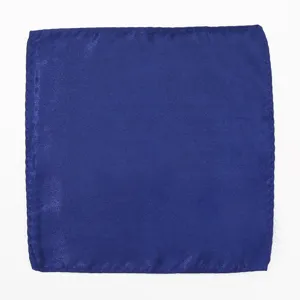 Pañuelo de bolsillo azul liso para hombre para traje formal de negocios y fiesta de bodas.