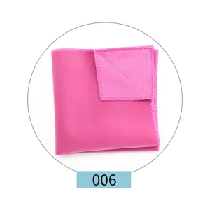 Herren rosa Samt Einstecktuch einfarbig Anzug Taschentuch elegante formelle Accessoires