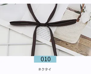 Solid brown JK uniform collar rope Japanese style necktie neck ribbon for sailor suit accessories