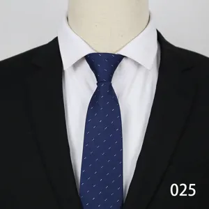 Men's business blue patterned zipper tie detail, classic formal wear necktie accessory.